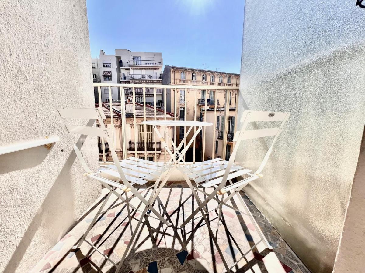 Aparthotel Riviera - Nice Carre D'Or - Large Studio Ac Terrasse - Tres Calme - Balcon Berlioz 2 エクステリア 写真